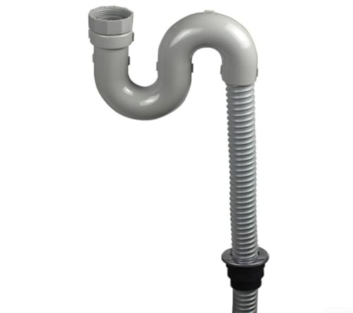FACULX Flexible Washer Extension Hose, Kitchen Outlet Drain Pipe, Leak-Proof Replacement Drain Hose Extension For Washing Machines, Dishwashers