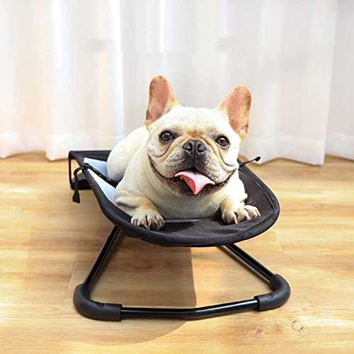 Sedia a dondolo portatile per animali domestici con tre altezze regolabili, soluzione per dormire assistito per cani e gatti