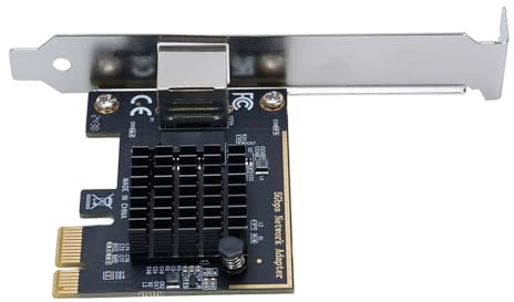 MENDUNER Carte Réseau PCIE 5Gbps - Adaptateur Ethernet Haute Vitesse avec PORT RTL8126 PORT & RJ45 pour les Jeux, les Serveurs et les NAS