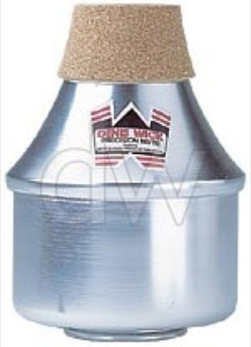 Denis Wick Trompeten-Dämpfer mit verlängertem Rohr, Harmon Mute, Silber, Dixieland, C, Trompeten-Dämpfer