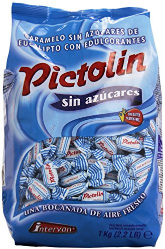 Intervan Pictolin - Caramelos sin azúcares de eucalipto con edulcorantes , 1 kg