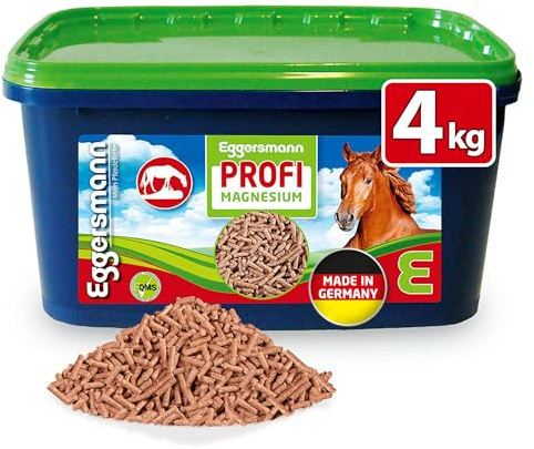 Eggersmann My hästmat Profi Magnesium 4 kg – kompletteringsfoder för hästar – för att stödja musklerna och avkoppling – koncentrat med magnesium, tryptophan och B-vitaminer