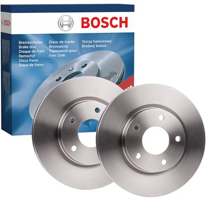 Bosch BD1715 Jeu de 2 Disques de Frein - 279.6 mm - Essieu avant | Disques pleins - Certifié ECE-R90 - Longue durée de vie, protection anticorrosion avancée