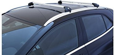 Barre PORTATUTTO per Auto Portapacchi Viva 2 Integrato per Auto (Alluminio)