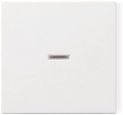 GIRA Abdeckung Kontrollschalter System 55, Standard 55, E2, Event, Event Klar, Event Opak, Esprit, Sauber-Weiß (glänzend)