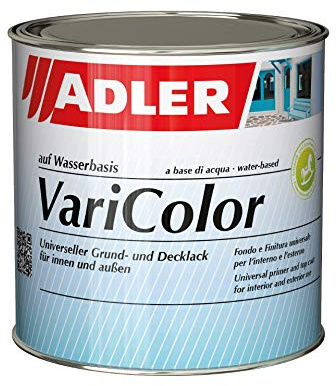 ADLER Varicolor Lichtgrau RAL7035 750ml Lack Acryllack Buntlack Unversallack grau