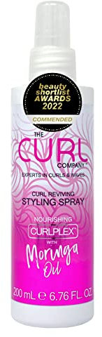 The Curl Company Curl Reviving Styling Spray (200ml) – Professionally Formulated with Nourishing Curplex with Moringa Oil. Experts in Curls & Waves