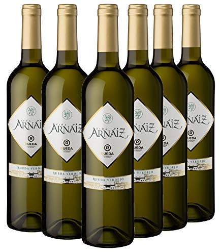 Viña Arnáiz Verdejo - Vino Blanco D.O. Rueda - Caja de 6 Botellas x 750 ml