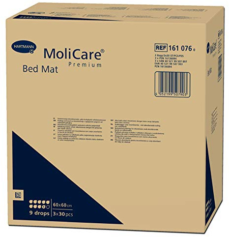 MOLICARE Premium Bed Mat 9 Tropfen 60x60 cm