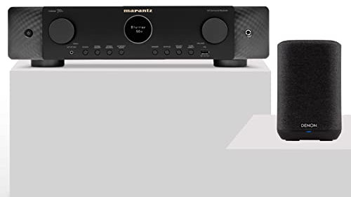 Marantz Cinema 70s 7.2-Kanal AV-Receiver, HiFi Verstärker mit Denon Home 150 Smart Home Speaker