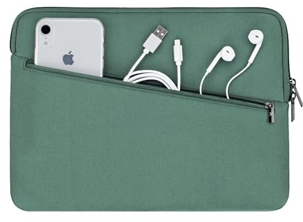 Artwizz Neoprene Sleeve PRO Tasche passend für MacBook Air 13 & MacBook Pro 13, Schutzhülle mit Zubehör-Fach, Jungle Flower