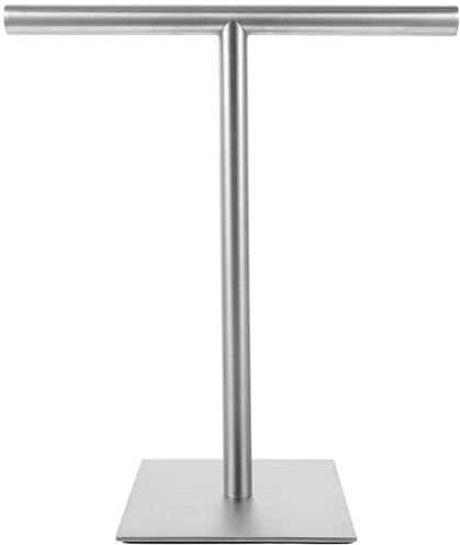 ABOOFAN Toallero De Mano De Acero Inoxidable Base t Estable, Soporte para Toallas Vertical, Uso Baño y Cocina, Toallero De Encimera Práctico y Funcional