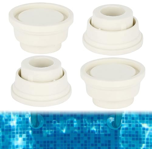 Poolleiter Gummipuffer,4 StüCk Poolleiter Stopper,Leiter Gummistopfen,Poolleitern Gummistopper,Stopper Für Poolleiter Für Home,Sicherheitspool,Hotel,Meisten Schwimmbadleitern
