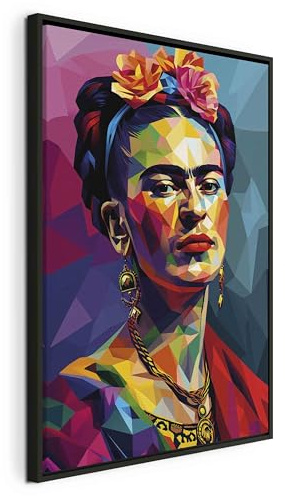 murando - Leinwandbild Picasso-Stil Porträt, 40x60 cm, 1-teilig, Wohnzimmer | Hochwertige Leinwand, sofort aufhängbar, ideal fürs Wohn- oder Schlafzimmer, wasserfest und lichtecht, langlebig, stilvoll
