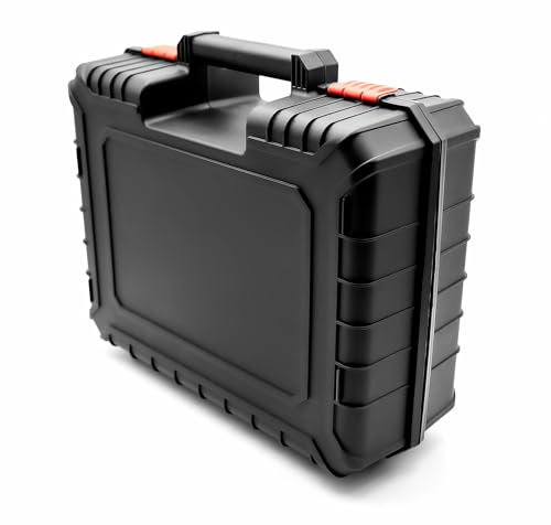 BigDean Maschinenkoffer mit Schaumstoff Einlage leer aus bruchsicherem Kunststoff für sichere Werkzeugaufbewahrung – Werkzeugkoffer Made in Europe