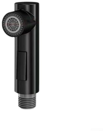 Gbtdoface 1 spruzzatore per rubinetto da cucina, bagno, doccetta estraibile, ugello per rubinetto della cucina, beccuccio estraibile per doccia, lavandino (nero)