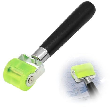 Rullo di Pressione 1 Pezzi Ruota Insonorizzata con Manico Rullo per Carta da Parati Rullo a mMano Rullo per Cuciture Parati Strumento Tetto PVC Strumento di Saldatura rullo decorativo per pareti