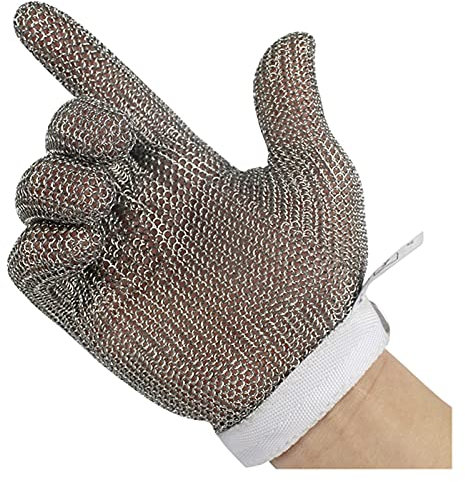 Guantes Anticortes, Guantes anticorte de Grado alimenticio 5, Guantes de Trabajo de Seguridad para Cocina y Exteriores, 6 Tallas