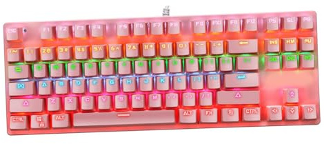 DOITOOL Clavier De Jeu Pratique Et Simple pour Usage Domestique Étanche Et Lavable avec Amovibles pour Nettoyage Facile
