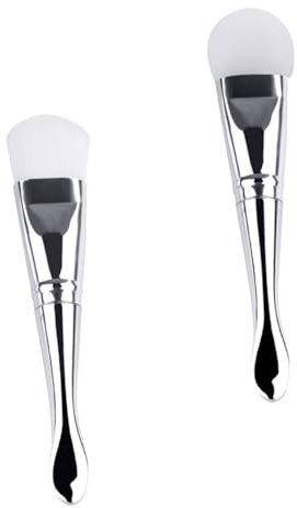 2 Pezzi Mask Applicator Brush Strumenti Cosmetici per Maschere Facciali Facile Applicazione Lavabile e Riutilizzabile per Diy Skincare e Trattamenti