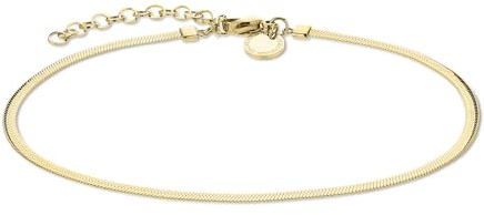 LIEBESKIND BERLIN Damen Sleekchain Fußkettchen– Edelstahl Fußkette in verschiedenen Farben und Längen, größenverstellbar – zeitlos, modern und vielseitig kombinierbares Schmuckstück