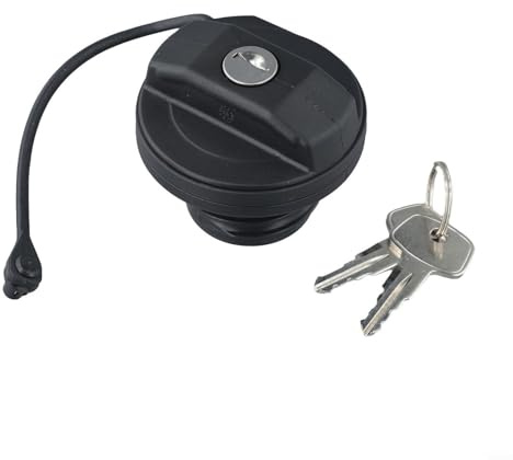 Bouchon de réservoir pour Land Rover Defender avec mécanisme de verrouillage sécurisé à deux clés pour les numéros de pièces LR075664 et LR032977