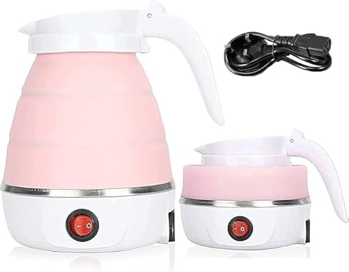 Foldable Electric Kettle, Mini Travel Kettle, Portable Collapsible Kettle