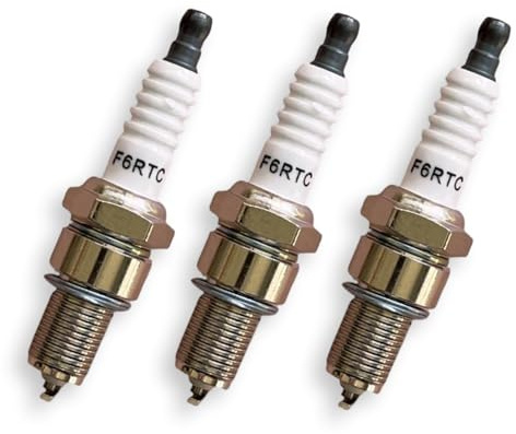 3 Stück Zündkerzen, F6RTC Zündkerze Rasenmäher, F6RTC Zündkerze Ersetzen Für NGK 7822/6634/BPR6ES, Autoteile Auto Parts Ersatzteilen Für NGK BPR6ES(7822/6634/995) WR6DC RN9YC MTD 951-10292 ﻿