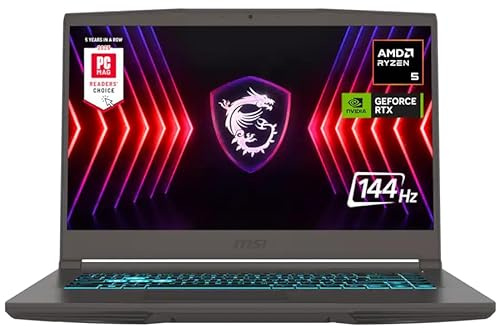 msi Laptop Gaming Slim A15 15.6 DDR5 16GB SSD 512GB Full HD Display NVIDIA GeForce RTX 4050 AMD Ryzen 5 7535HS Wi-Fi 6 Tastiera Retroilluminata Webcam