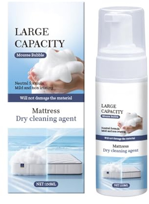 Textil Fleckentferner Matratzen Reiniger - 150ml Sanfte Wasserfreie Reinigungsfoam,Stark Gegen Gelbe Flecken - Für Sofas Polster Wohnheim Hotel