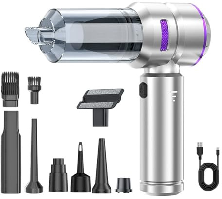 Akfldms Aspirateur à Main sans Balais, Double Usage, pour, la Voiture et Les Claviers
