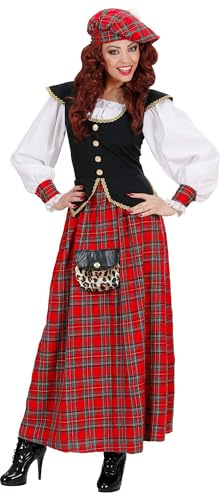 W WIDMANN MILANO Party Fashion - Kostüm Schottische Frau, Kleid und Hut, Schottland, Faschingskostüme