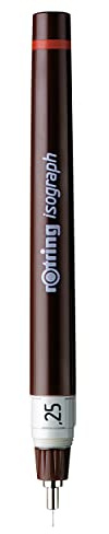 rOtring Isograph technischer Zeichenstift | 0,25 mm nachfüllbare Fineliner