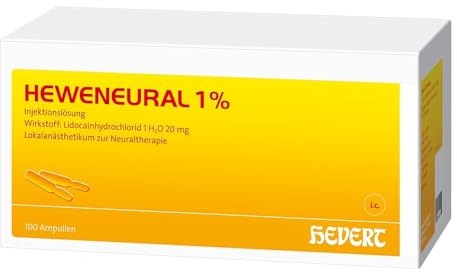 Heweneural 1% Lokalanästhetikum, 100 St. Ampullen | zur Neuraltherapie