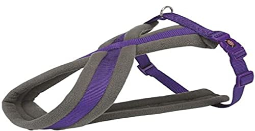 Trixie NEWPrem Comfort Hundegeschirr, L-XL, 70-110 cm/25 mm, Violett, Hund