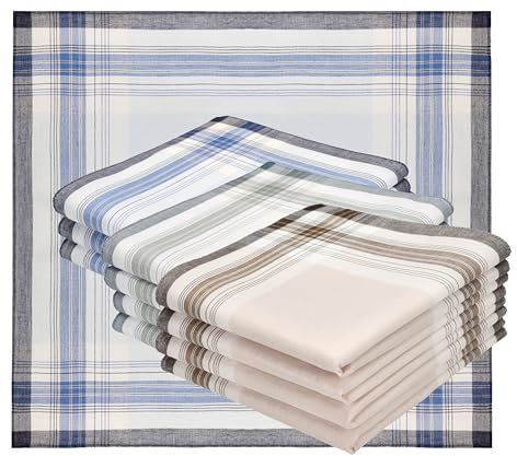 Betz 12 Stück Herren Stoff Taschentücher Set MARTIN Größe 40 x 40 cm 100% Baumwolle