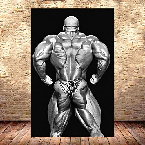 Hnyjyfa Ronnie Coleman Poster Bodybuilding Gigant Verschiedene Größen Sport Zuhause Fitnessstudio Dekoration motivierende Wand Bilder inspirierendes Muskeltraining Fitnessbild 0119037
