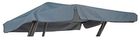 PATIO Sonnendach für Hollywoodschaukel Joker 214 x 122 cm Hollywoodschaukel Ersatzdach Dachbezug Dachplane für Gartenschaukel aus Polyester anthrazit