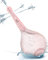Allpro Poire de Lavement Intime Anale, Poire à Lavement avec Clapet Anti-Retour, Douches Anale et Vaginale avec Buse à 5 trous, Lavement Anale Kit en Silicone Rose