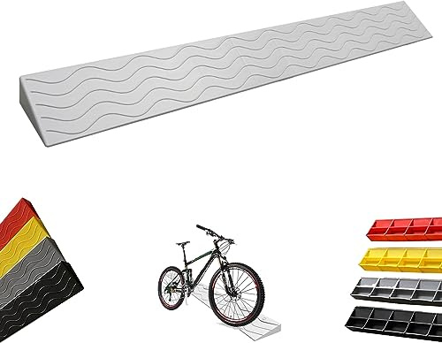 PINNKL Pedana per Disabili Rampe di Soglia per Porte, Rampa per Sedie a Rotelle con Superficie Antiscivolo, Rampe di Soglia per Porte, Confezione da 1 (Color : A, Size : 100x15x7cm(39.4x5.9x2.8in))