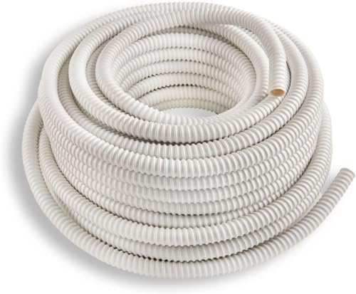 Tubo scarico condensa condizionatore 1-30m Ø 16mm Ø 18mm Ø 20mm Spiralata Flessible Per climatizzatore Tubi di scarico, tubi antigoccia per aria condizionata (Ø 16mm, 2m)