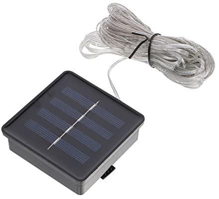 Kisangel Solar Lichterkette Für Sonnenschirme Außenbereich Und Langlebig Led Lichterkette Für Terrassen Dekoration Warmweiß