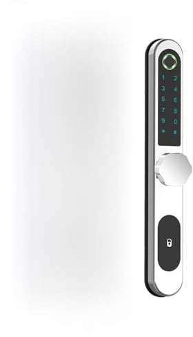 Serrure Intelligente Serrure Intelligente BT for Serrure à Empreinte Digitale de Pont cassé Tuya poignée biométrique d'empreinte Digitale for Porte coulissante avec(Option 6)