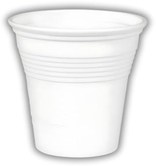 marketcaffe 500 Bicchieri in Plastica da Caffè 80 ml - Set di 500, Bianchi, Monouso, Resistenti e Pratici, Ideali per Uffici, Feste e Uso Quotidiano