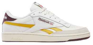 Reebok Club C Revenge, Scarpe da Ginnastica Unisex - Adulto, Chalk Gritgold Blackcherry, 47 EU
