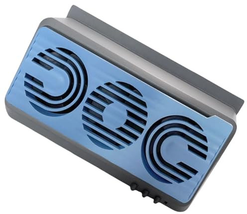 Zkydhbd Solar Powered Car Exhaust Fan 3 Fans Auto Ventilation Systems for Air Circulation & Cooling Enhances Air Comfort