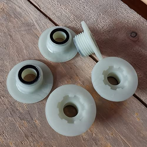 DEMULAX 10 pezzi pompa olio ingranaggio a vite senza fine, for Zenoah, G4500 G5200 4500 5200 Kit ingranaggio a vite senza fine per pompa olio motosega