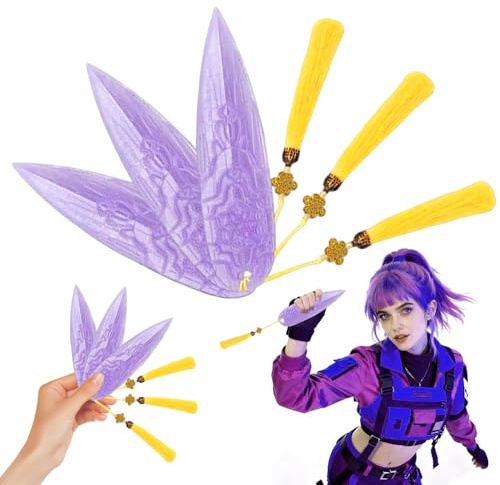 YISKY Demons Cosplay Weapons, 3 pezzi Cosplay Costume Accessori Armi, CosplayS Armi Oggetti di Scena, Gioco di ruolo Anime Prop, Zoey C-osplay Arma, KOP Hu-nter Pugnale Oggetti Halloween