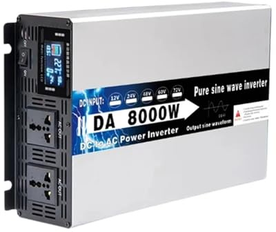 Inversor Onda Sinusoidal Pura 8000 W 10000 W 12000 W Convertidor Frecuencia CC 12 V 24 V 48 V A CA 220 V 230 V 110 V Transformador Banco Energía Solar Convertidor(72V,220V(60HZ),8000W)