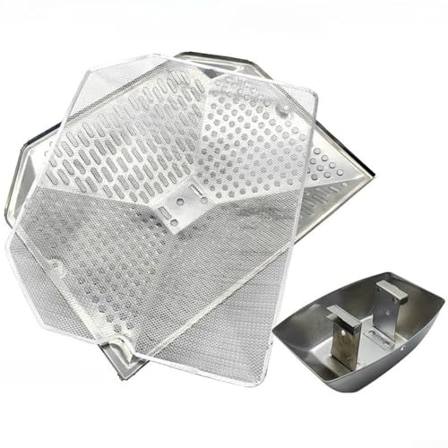 Edelstahl-Küchenfilter 35,5 x 27,2 x 8,7 cm für Dunstabzugshauben, Fetttrennung, Geruchsreduzierung für sauberere Kochumgebung
